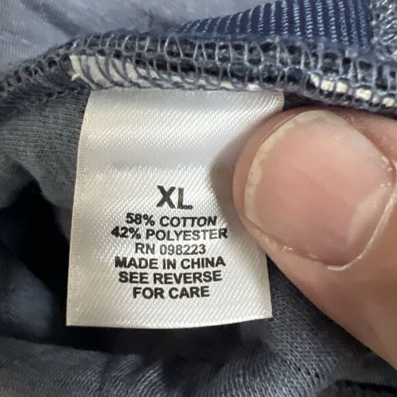 EUC Magellan Quilted Top Women’s XL Boyfriend Fit Outdoor Long Sleeve Light Blue - Picture 7 of 7